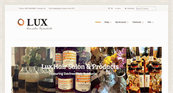Desktop Screenshot of luxbeautique.com
